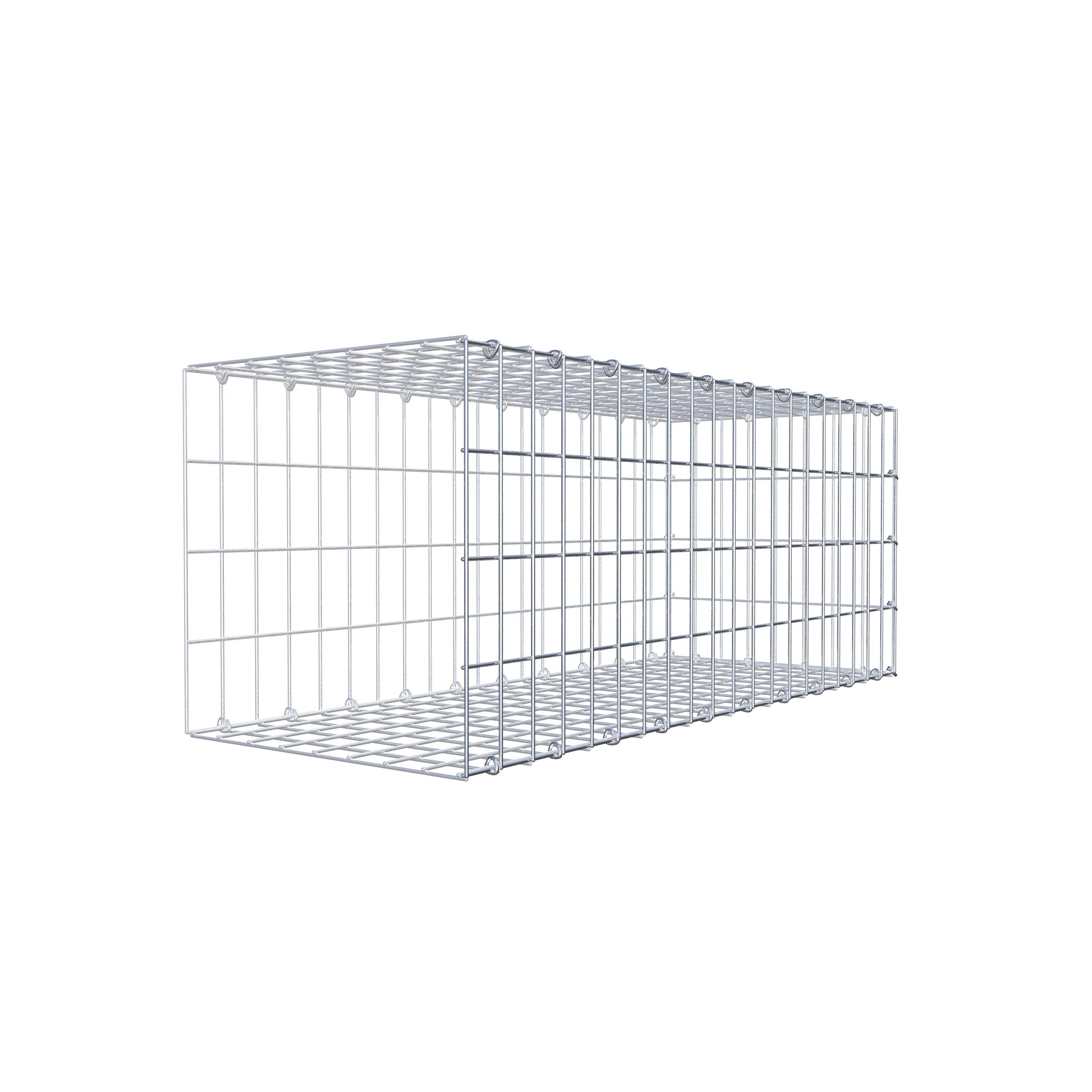 Pila adicional tipo 2 100 cm x 40 cm x 40 cm, malla 5 cm x 10 cm, anillo en C