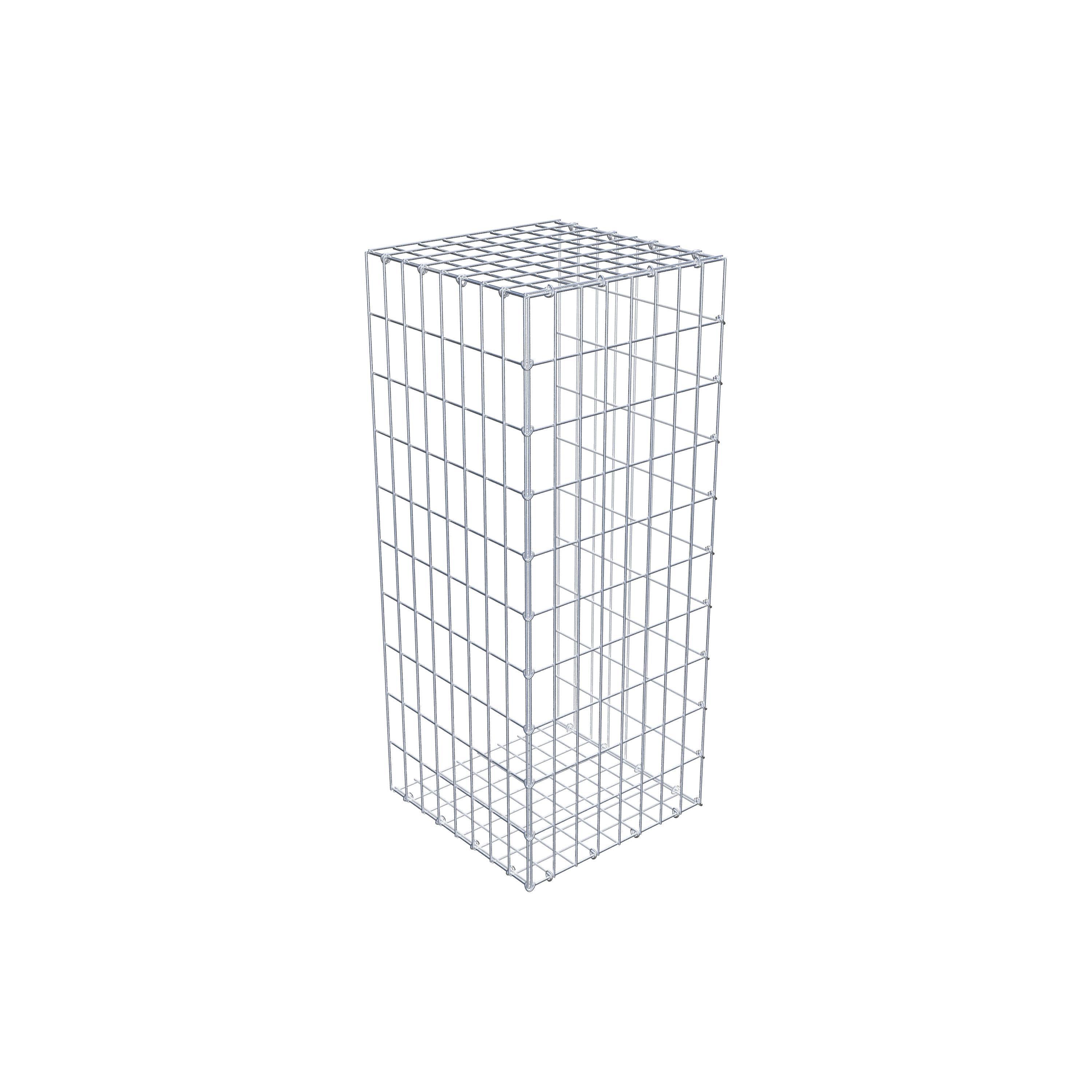 Pila adicional tipo 2 100 cm x 40 cm x 40 cm, malla 5 cm x 10 cm, anillo en C