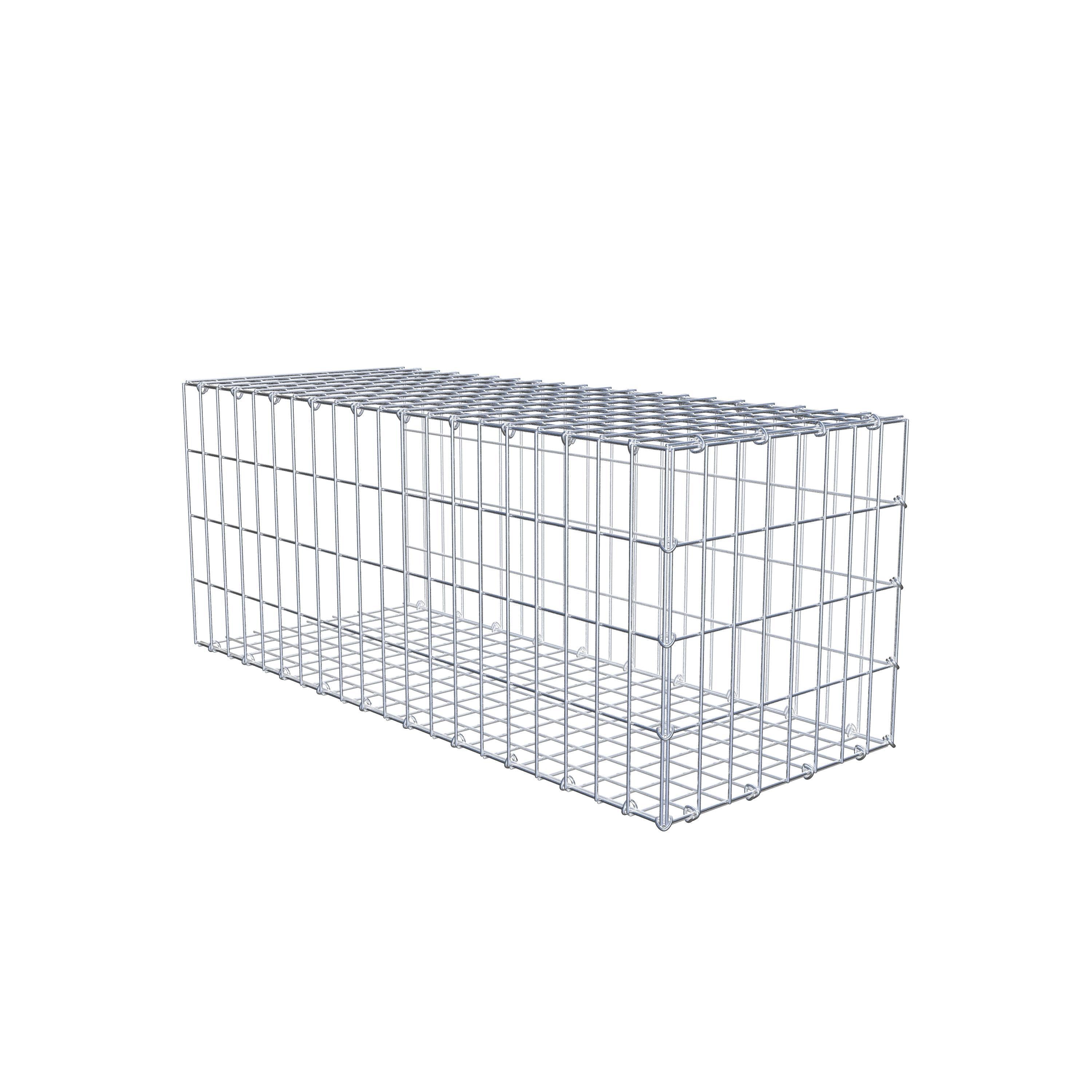 Pila adicional tipo 2 100 cm x 40 cm x 40 cm, malla 5 cm x 10 cm, anillo en C