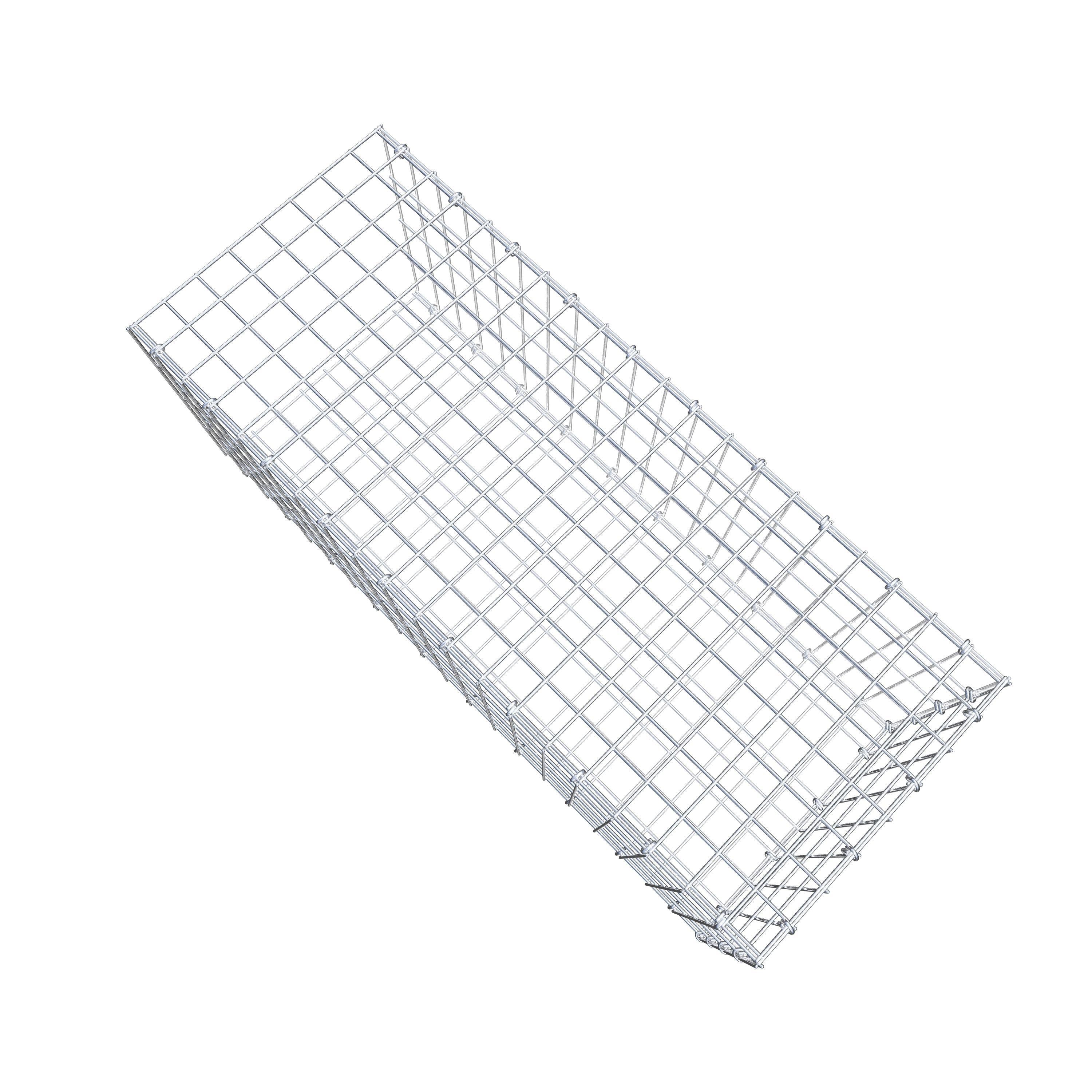 Pila adicional tipo 2 100 cm x 40 cm x 40 cm, malla 5 cm x 10 cm, anillo en C