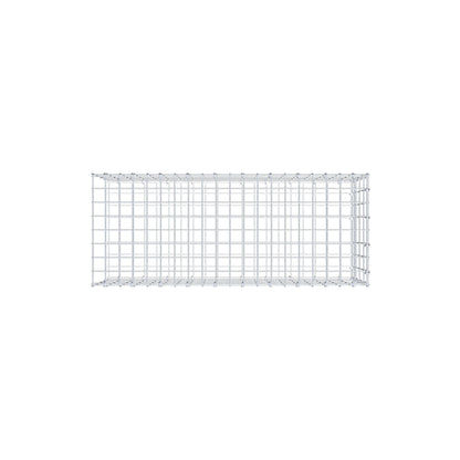 Mounted gabion type 2 100 cm x 40 cm x 40 cm, mesh size 5 cm x 10 cm, C-ring