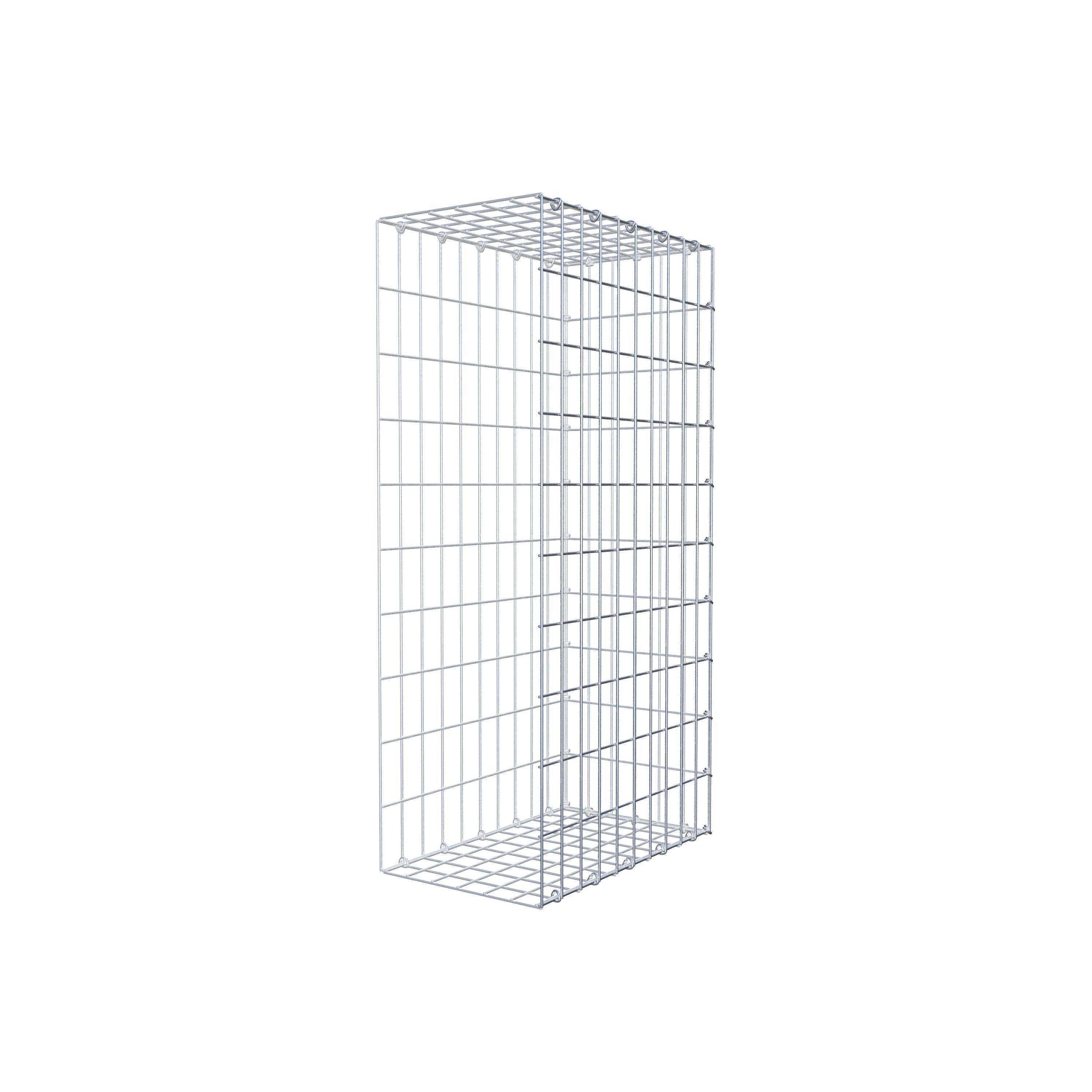 Gabion monté type 2 100 cm x 50 cm x 30 cm, maille 5 cm x 10 cm, anneau en C