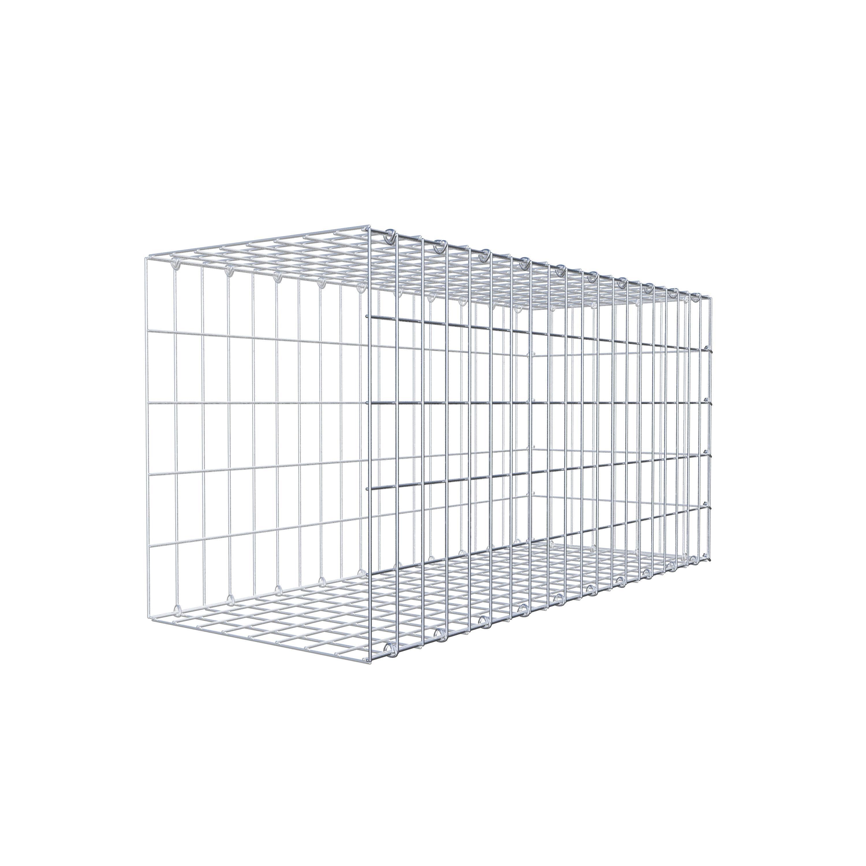 Gabion monté type 2 100 cm x 50 cm x 40 cm, maille 5 cm x 10 cm, anneau en C