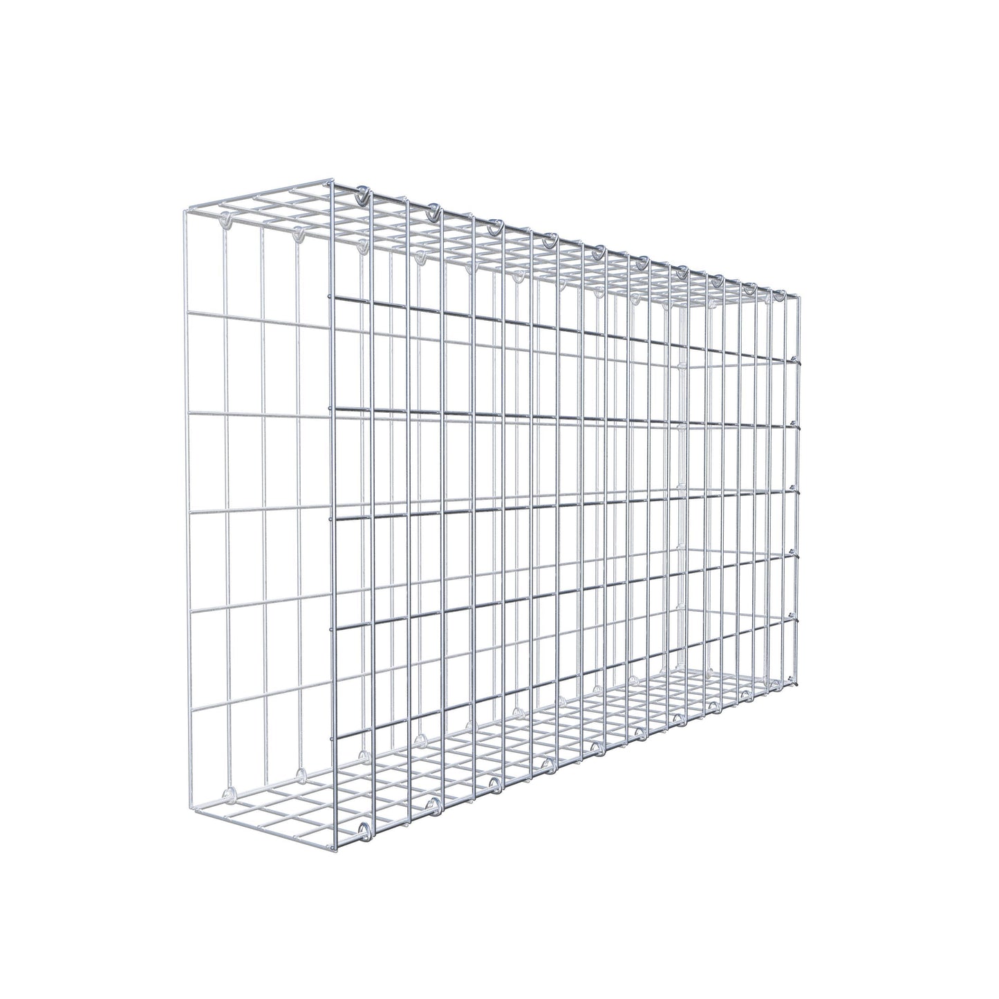 Anbaugabione Typ 2 100 cm x 60 cm x 20 cm, Maschenweite 5 cm x 10 cm, C-Ring