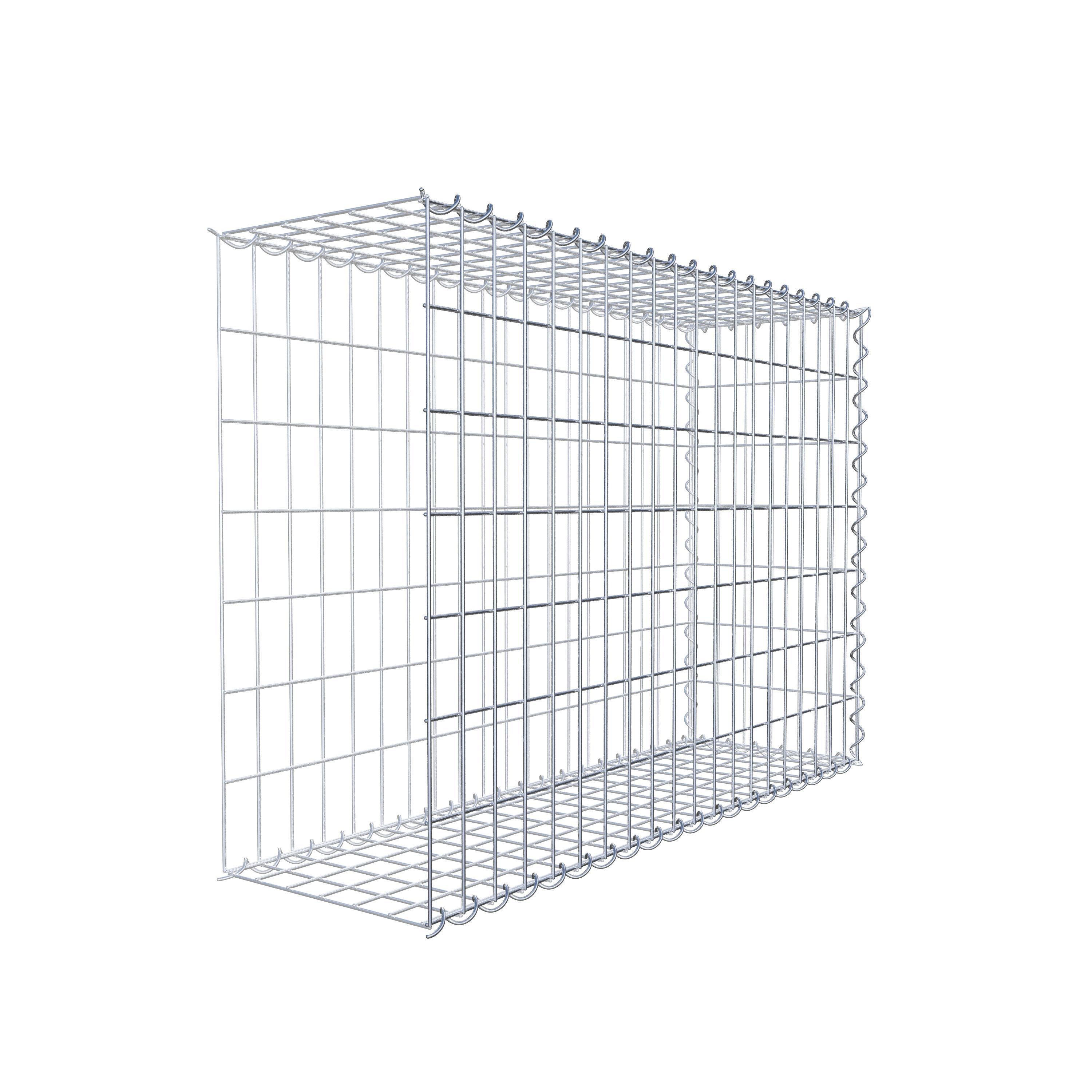 Gabion sur toile type 2 100 cm x 70 cm x 30 cm (L x H x P), maille 5 cm x 10 cm, spirale