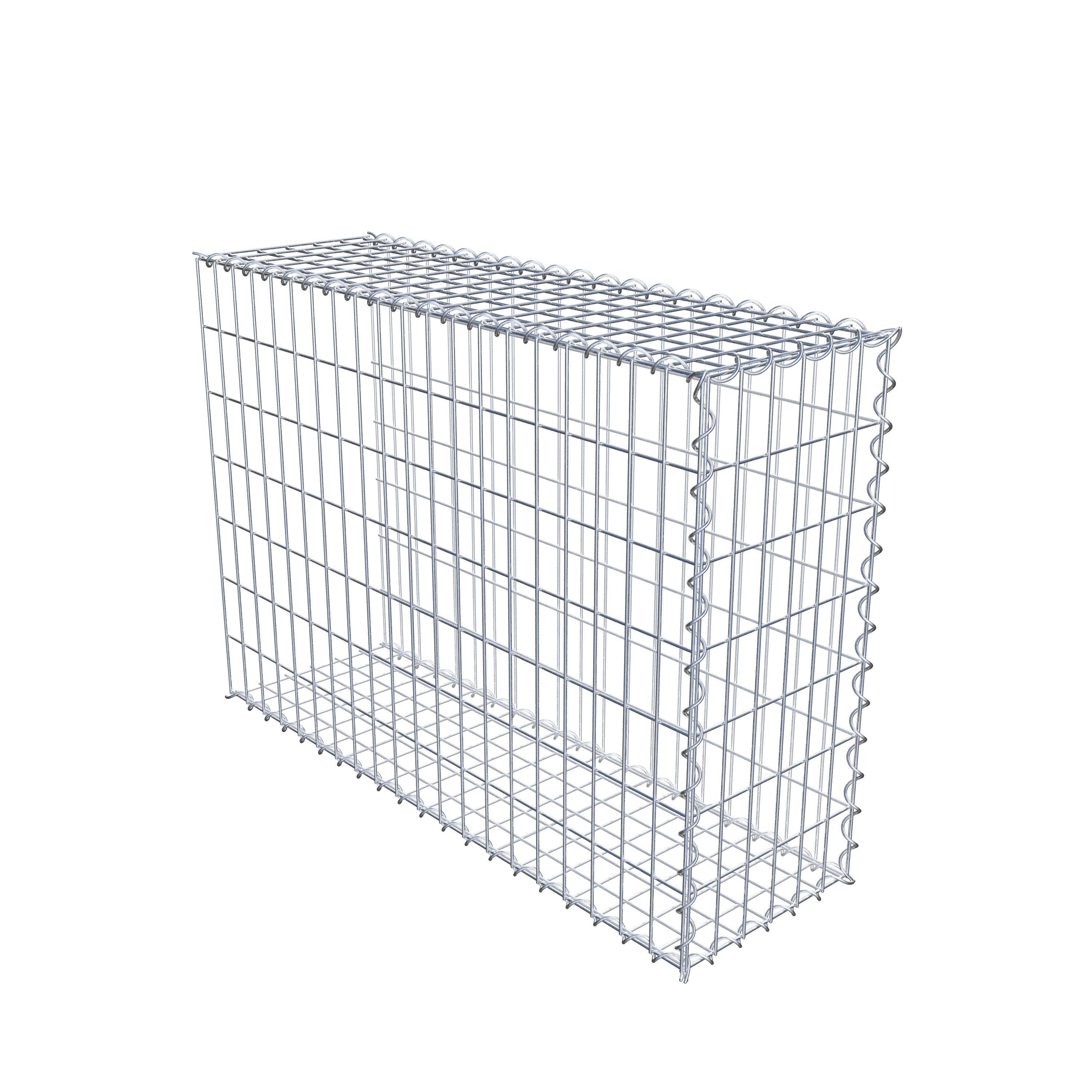 Gabion sur toile type 2 100 cm x 70 cm x 30 cm (L x H x P), maille 5 cm x 10 cm, spirale