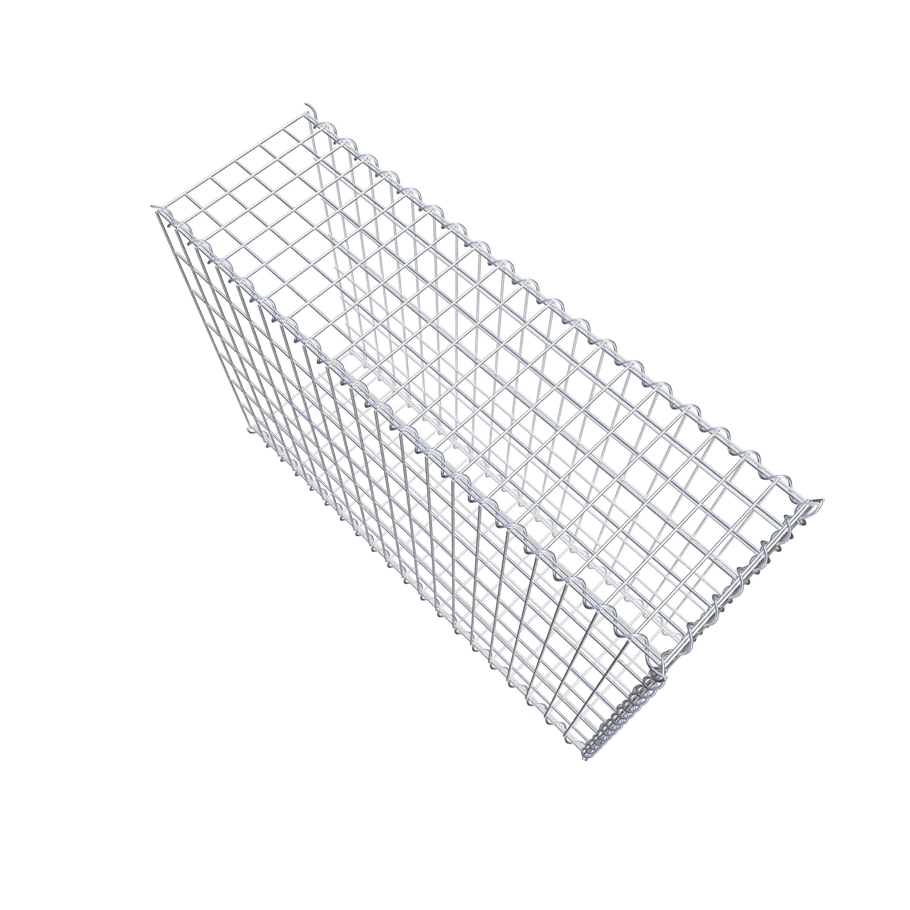 Gabion sur toile type 2 100 cm x 70 cm x 30 cm (L x H x P), maille 5 cm x 10 cm, spirale