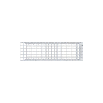 Anbaugabione Typ 2 100 cm x 70 cm x 30 cm, Maschenweite 5 cm x 10 cm, C-Ring