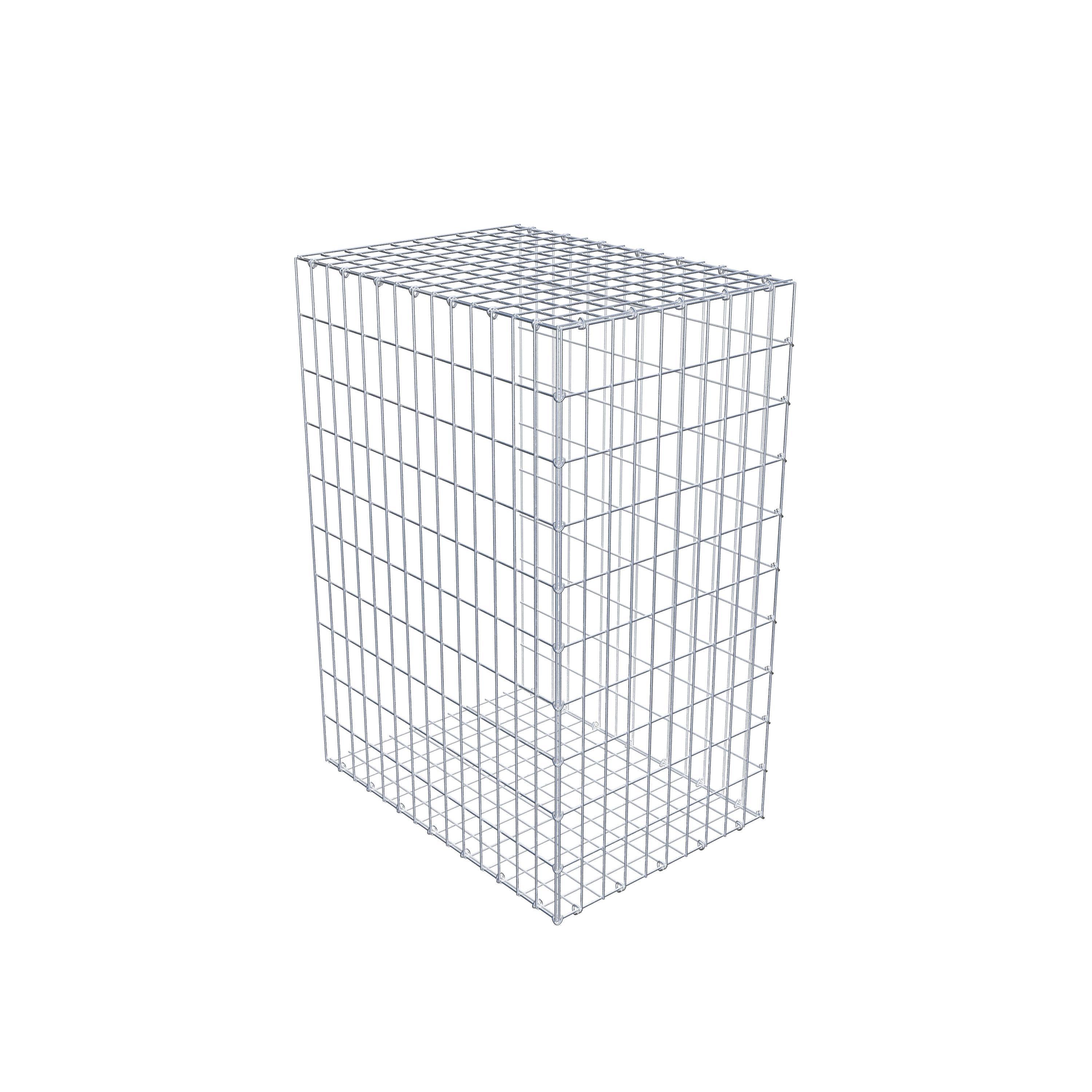 Gabion monté type 2 100 cm x 70 cm x 50 cm, maille 5 cm x 10 cm, anneau en C