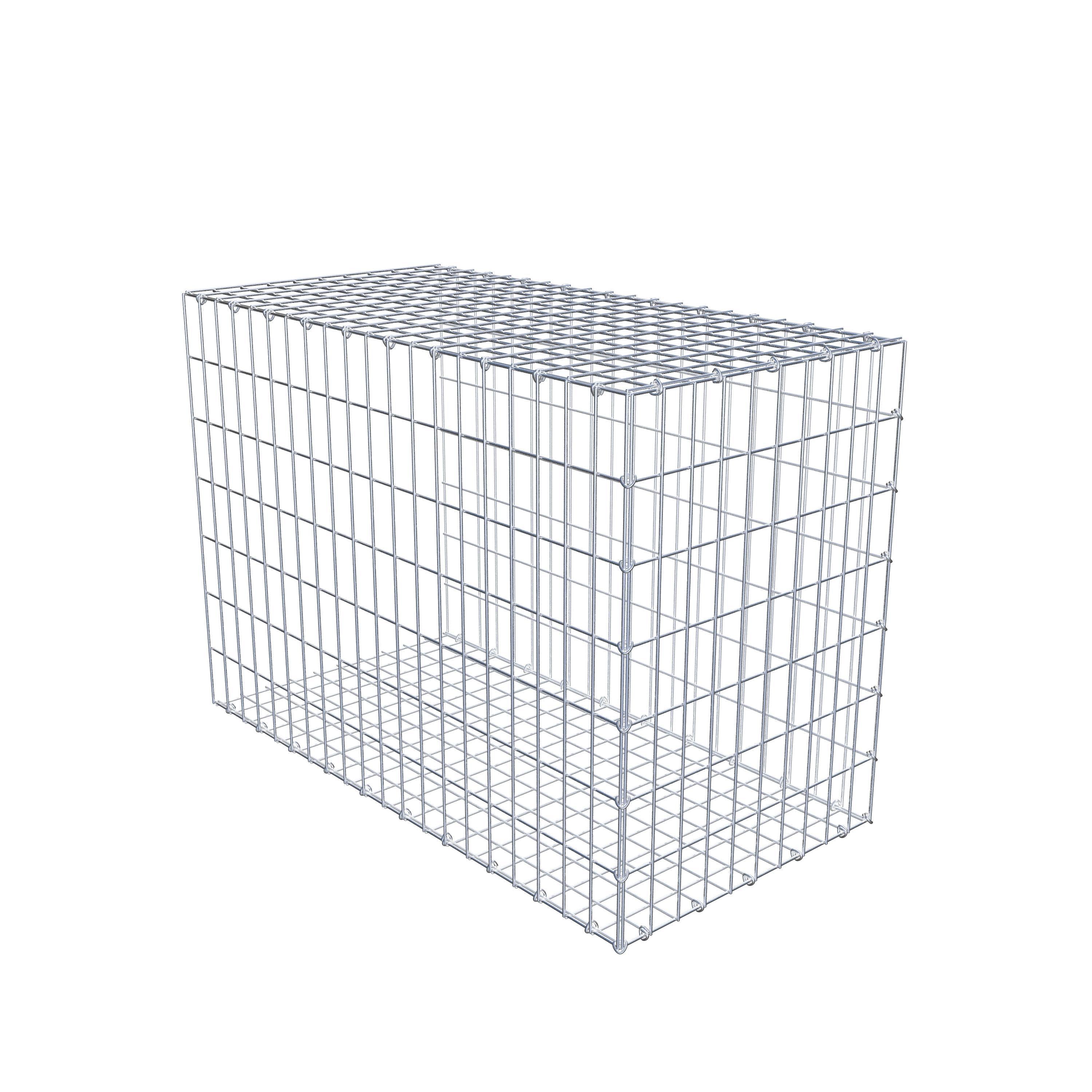 Gabion monté type 2 100 cm x 70 cm x 50 cm, maille 5 cm x 10 cm, anneau en C