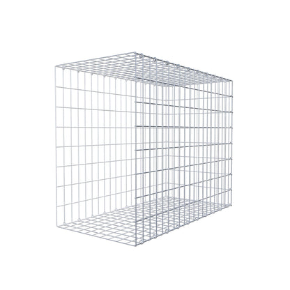 Mounted gabion type 2 100 cm x 80 cm x 50 cm, mesh size 5 cm x 10 cm, C-ring
