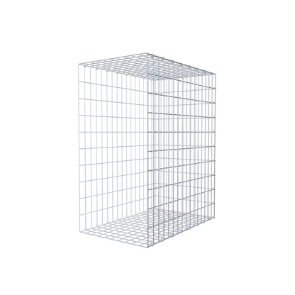 Mounted gabion type 2 100 cm x 80 cm x 50 cm, mesh size 5 cm x 10 cm, C-ring