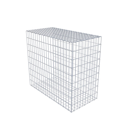 Mounted gabion type 2 100 cm x 90 cm x 50 cm, mesh size 5 cm x 10 cm, C-ring