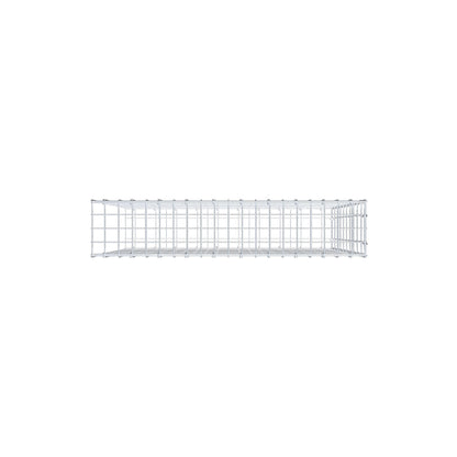 Mounted gabion type 2 100 cm x 100 cm x 20 cm, mesh size 5 cm x 10 cm, C-ring