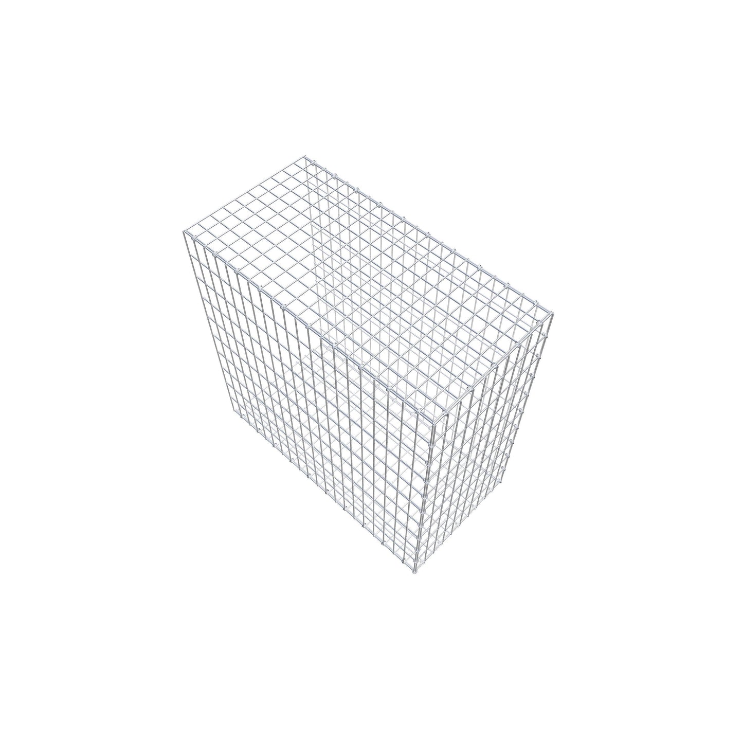 Gabbione aggiuntivo tipo 2 100 cm x 100 cm x 50 cm, maglia 5 cm x 10 cm, anello a C