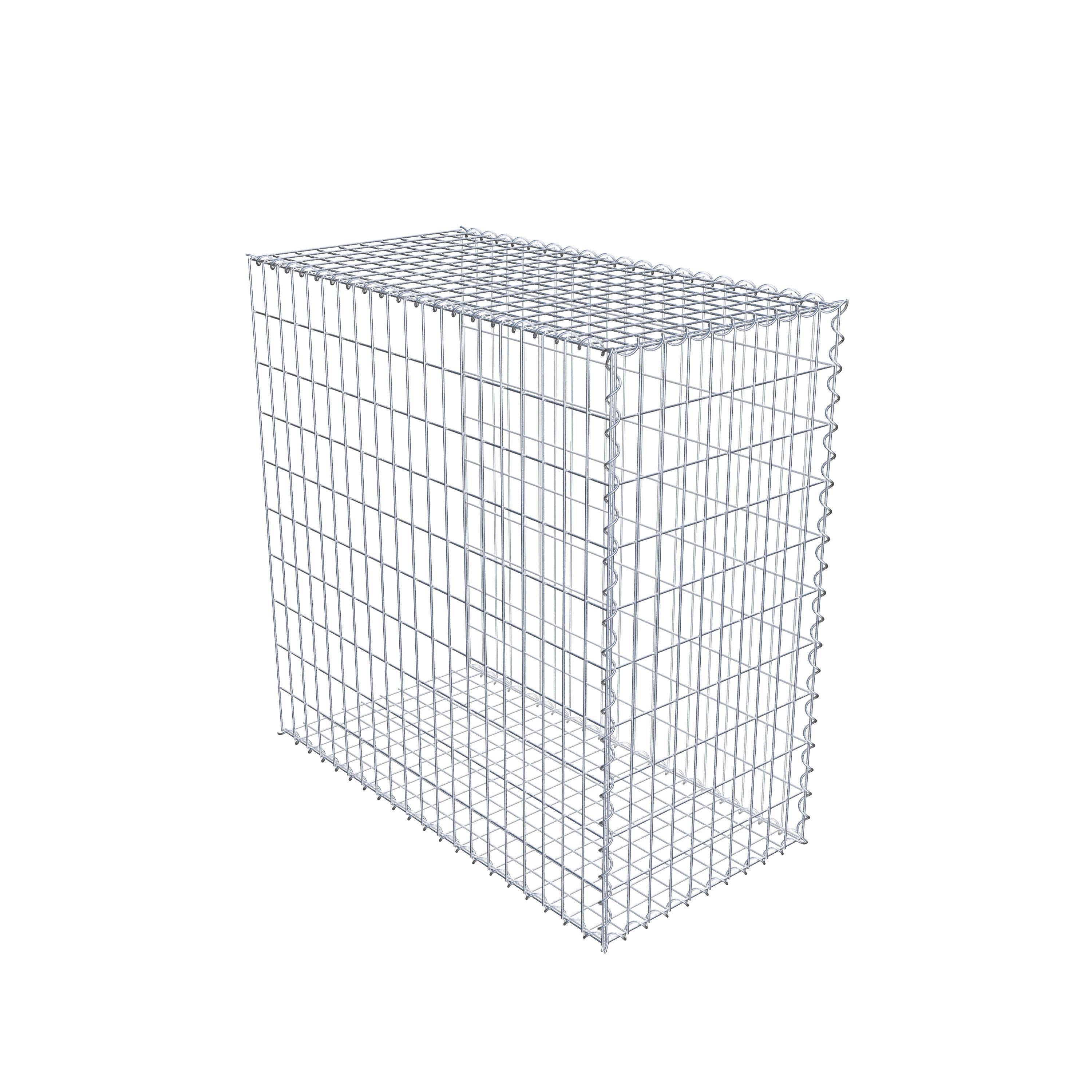 Gabion sur toile type 2 100 cm x 100 cm x 50 cm (L x H x P), maille 5 cm x 10 cm, spirale