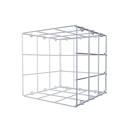 Fourche rapportée type 2 30 cm x 30 cm x 30 cm (L x H x P), maille 10 cm x 10 cm, anneau en C