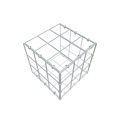 Fourche rapportée type 2 30 cm x 30 cm x 30 cm (L x H x P), maille 10 cm x 10 cm, anneau en C