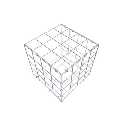 Fourche rapportée type 2 40 cm x 40 cm x 40 cm (L x H x P), mailles 10 cm x 10 cm, anneau en C