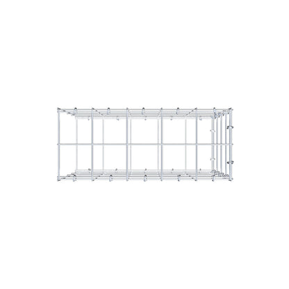 Gabbione aggiuntivo di tipo 2 50 cm x 40 cm x 20 cm (L x H x P), maglia 10 cm x 10 cm, anello a C