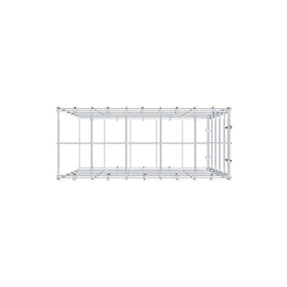 Gabião Tipo 2 50 cm x 50 cm x 20 cm (C x A x P), malhagem 10 cm x 10 cm, anel C