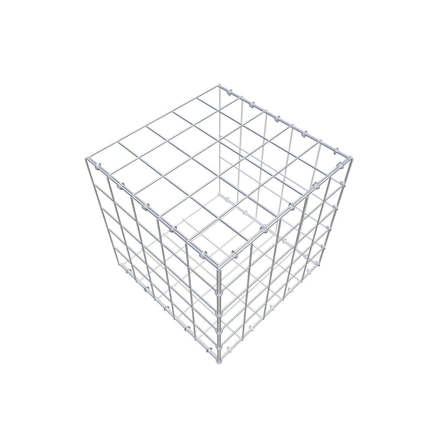 Fourche rapportée type 2 50 cm x 50 cm x 50 cm (L x H x P), mailles 10 cm x 10 cm, anneau C