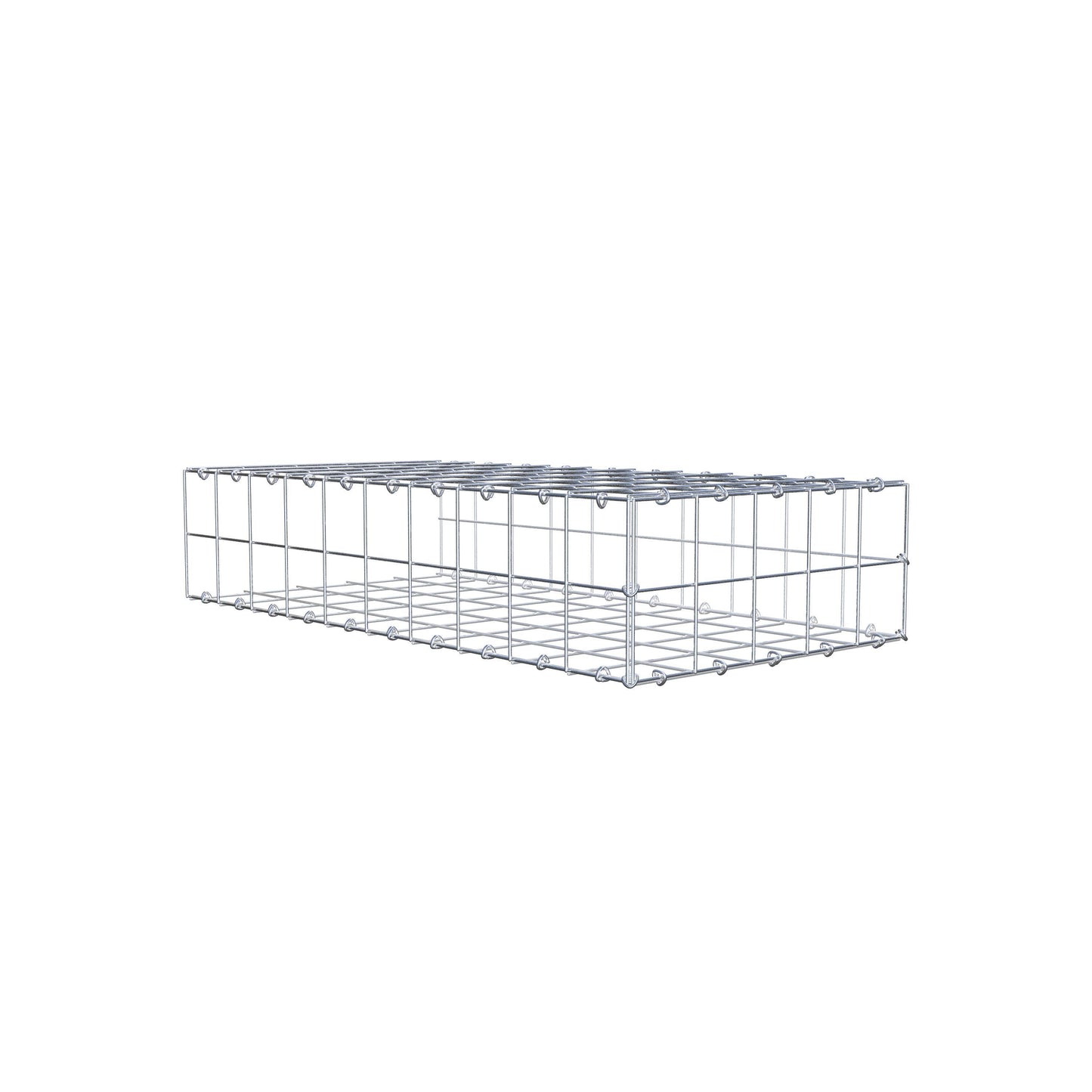 Fourche rapportée type 2 100 cm x 20 cm x 50 cm (L x H x P), mailles 10 cm x 10 cm, anneau C