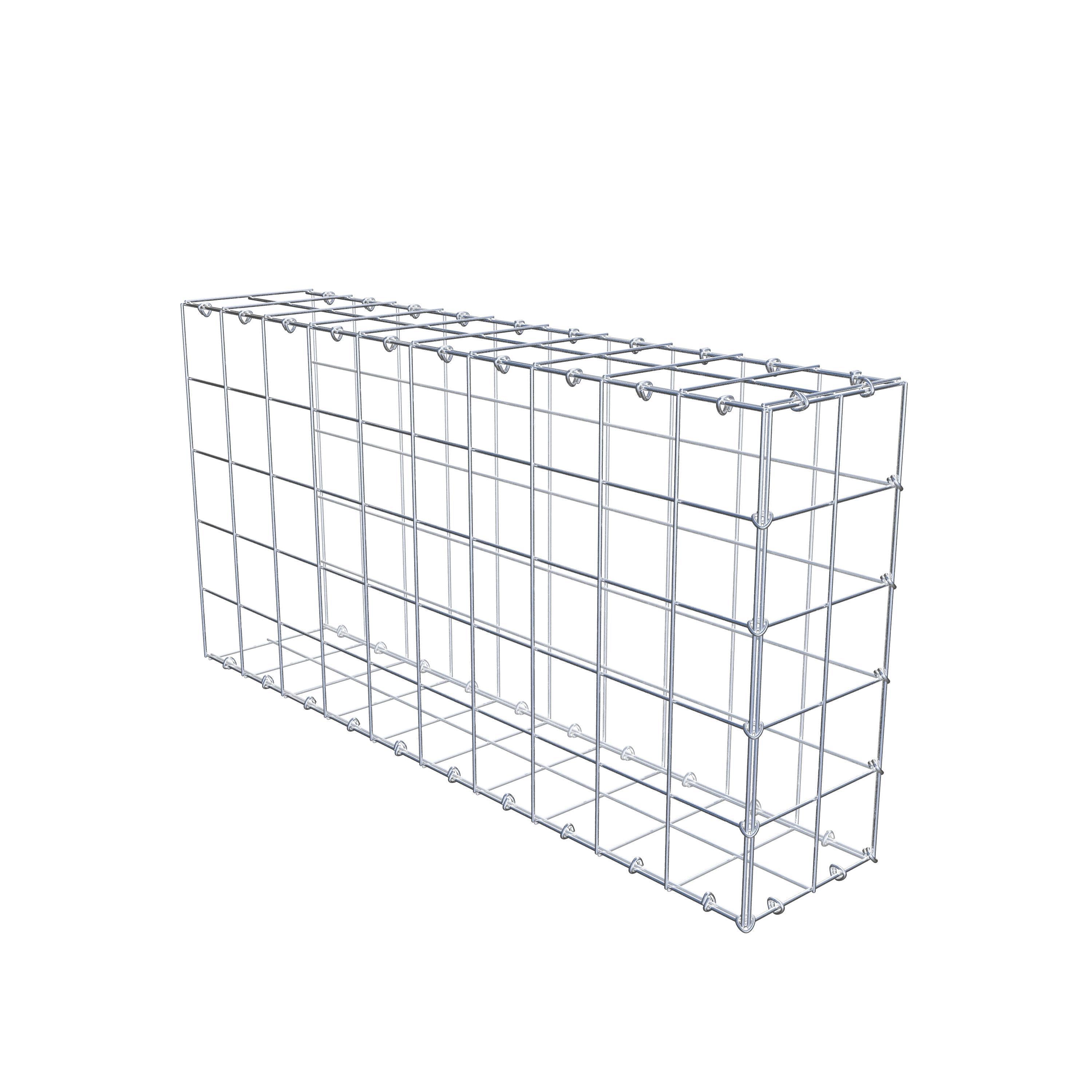 Gavión complementario de tipo 2 100 cm x 50 cm x 20 cm (L x A x P), malla 10 cm x 10 cm, anillo en C