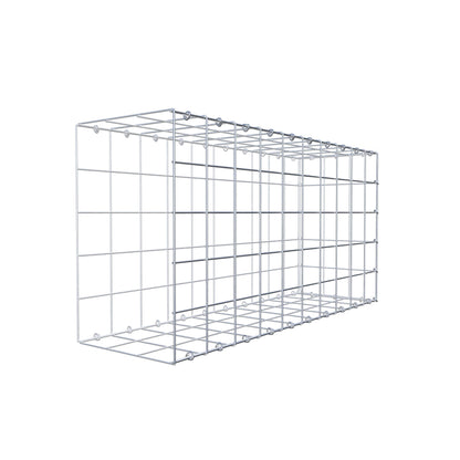 Gavión complementario de tipo 2 100 cm x 50 cm x 30 cm (L x A x P), malla 10 cm x 10 cm, anillo en C