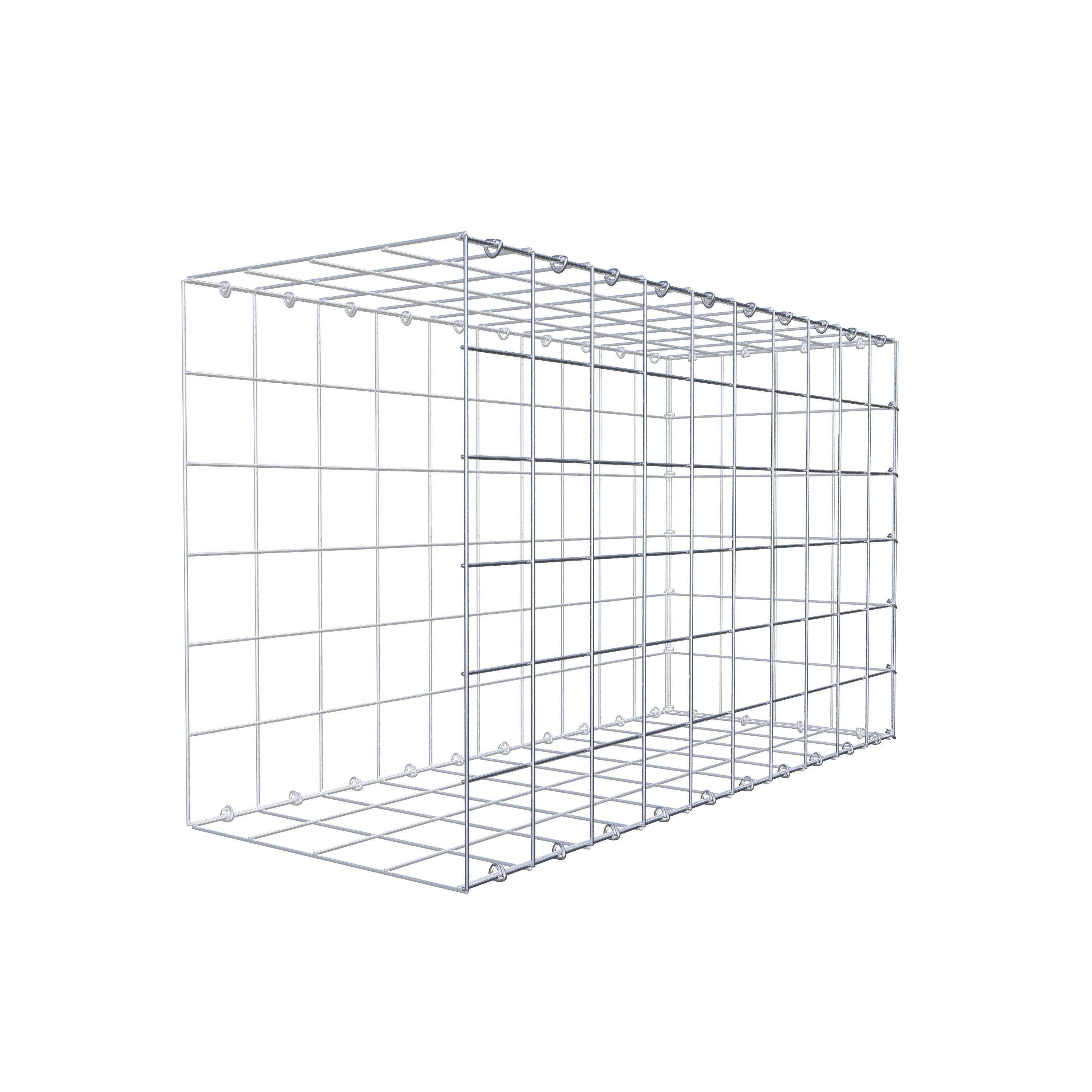 Gabião Tipo 2 100 cm x 60 cm x 40 cm (C x A x P), malhagem 10 cm x 10 cm, anel C