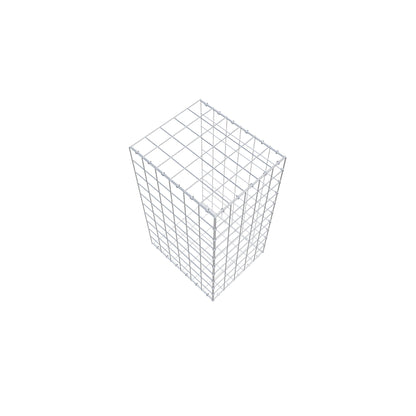 Gabbione aggiuntivo di tipo 2 100 cm x 60 cm x 50 cm (L x H x P), maglia 10 cm x 10 cm, anello a C