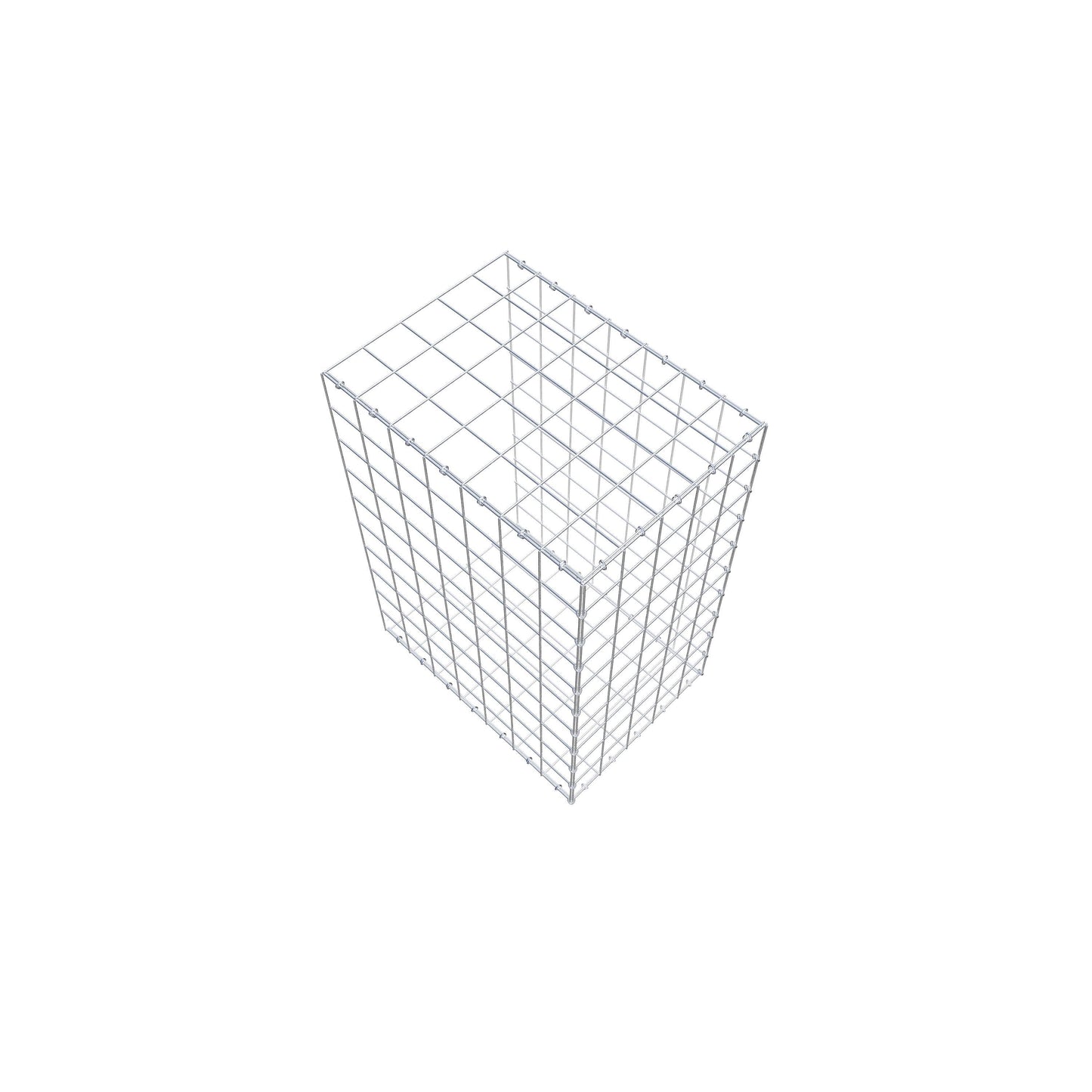 Gabbione aggiuntivo di tipo 2 100 cm x 70 cm x 50 cm (L x H x P), maglia 10 cm x 10 cm, anello a C