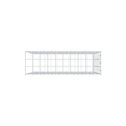 Anbaugabione Typ 2 100 cm x 80 cm x 30 cm (L x H x T), Maschenweite 10 cm x 10 cm, C-Ring