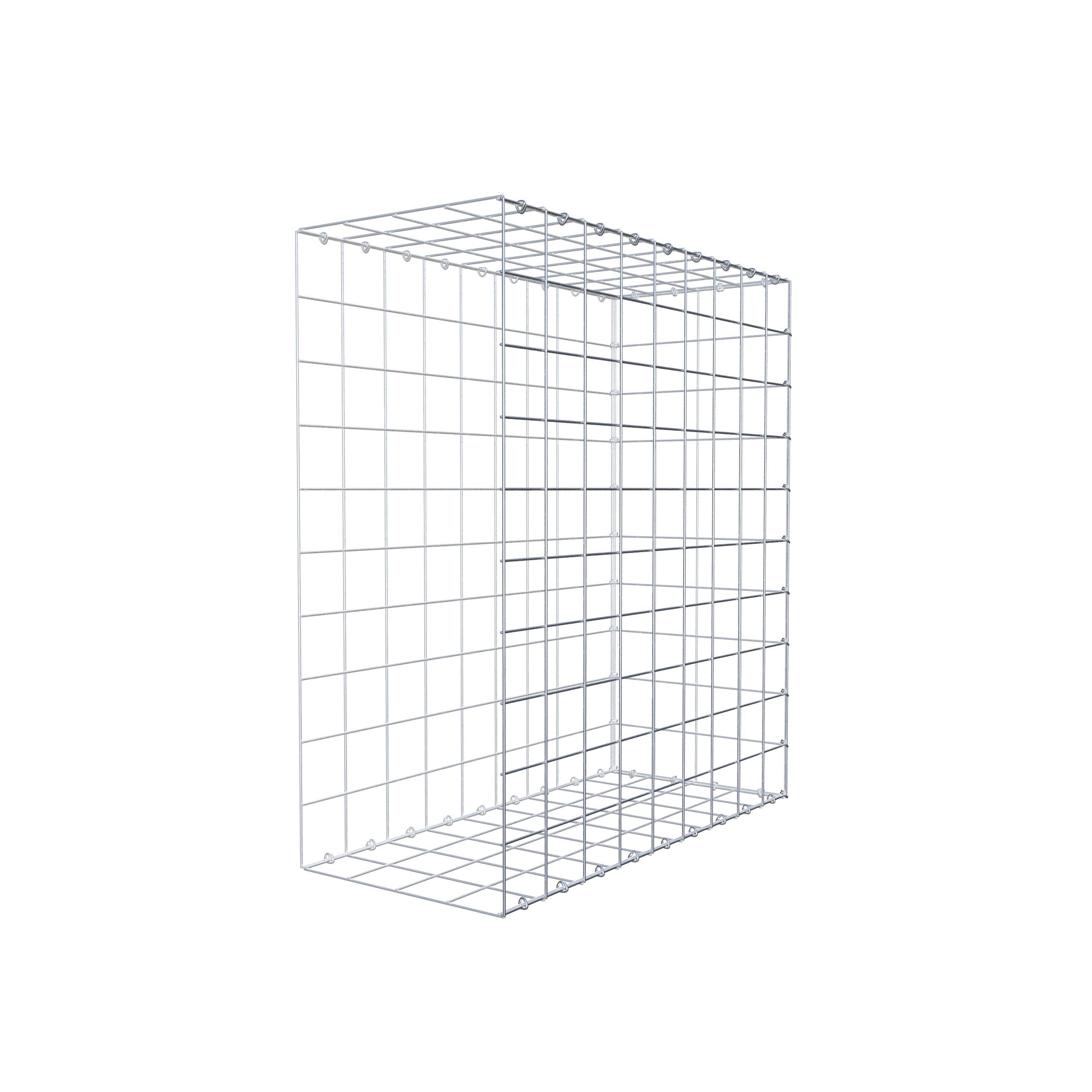 Gabion monté type 2 100 cm x 90 cm x 40 cm (L x H x P), maillage 10 cm x 10 cm, anneau en C