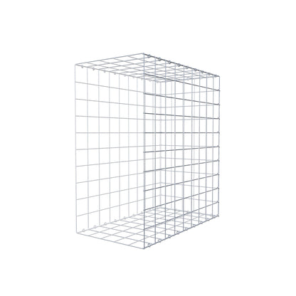 Monteret gabion type 2 100 cm x 90 cm x 50 cm (L x H x D), maskestørrelse 10 cm x 10 cm, C-ring