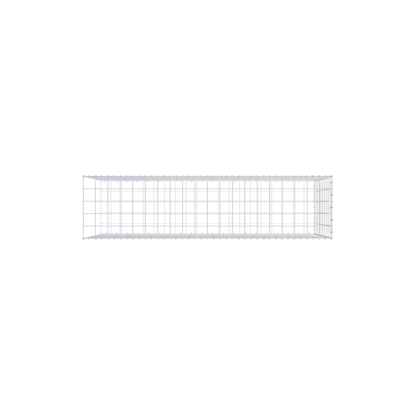 Anbaugabione Typ 2 200 cm x 100 cm x 50 cm (L x H x T), Maschenweite 10 cm x 10 cm, C-Ring