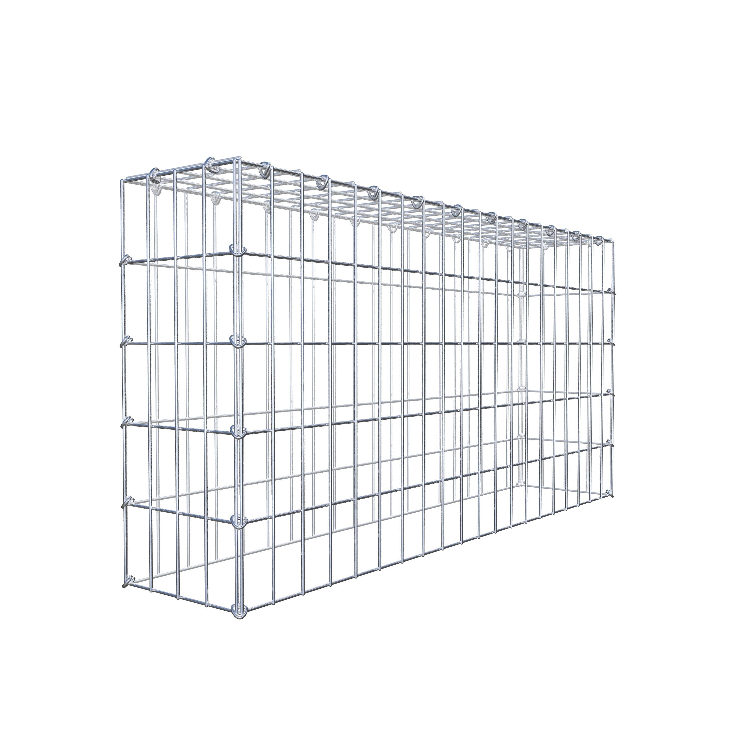 Type 3 oplegkorf 100 cm x 50 cm x 20 cm (L x H x D), maaswijdte 5 cm x 10 cm, C-ring