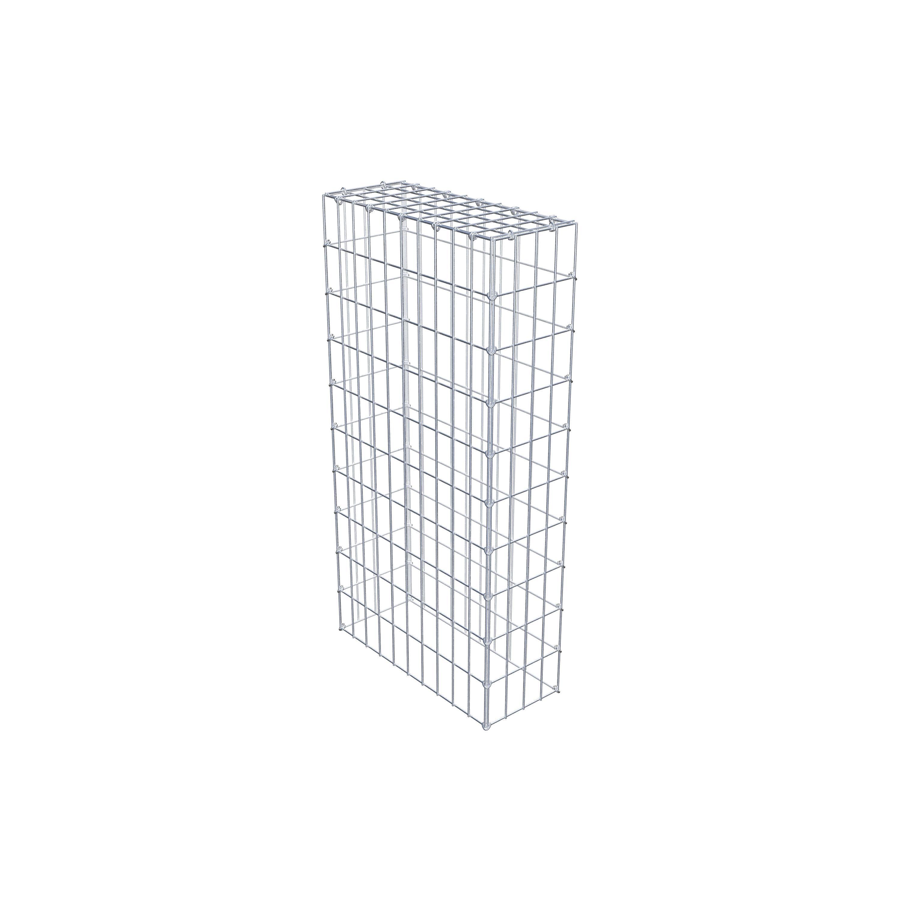 Type 3 oplegkorf 100 cm x 50 cm x 20 cm (L x H x D), maaswijdte 5 cm x 10 cm, C-ring
