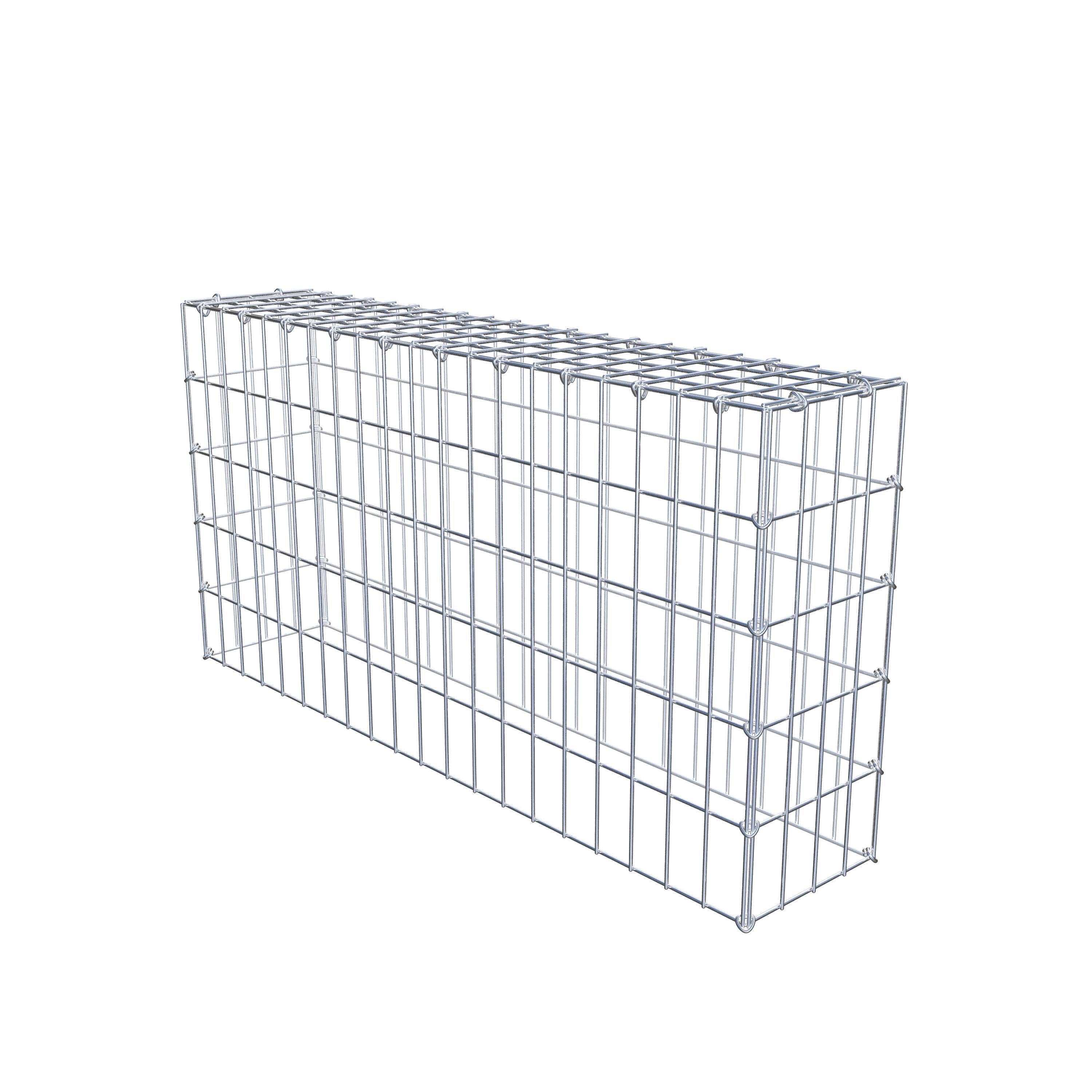 Type 3 oplegkorf 100 cm x 50 cm x 20 cm (L x H x D), maaswijdte 5 cm x 10 cm, C-ring