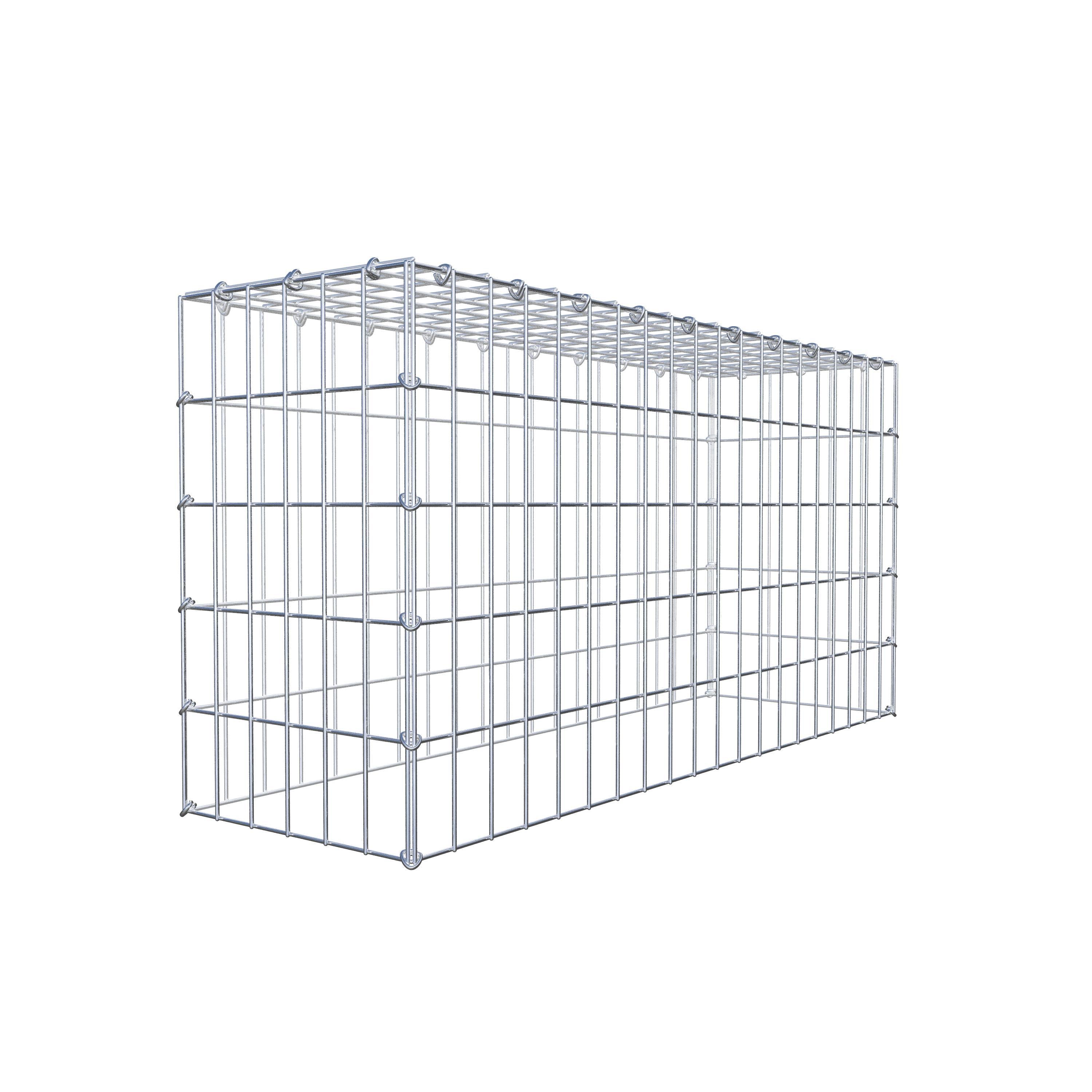 Gabion monté type 3 100 cm x 50 cm x 30 cm (L x H x P), maillage 5 cm x 10 cm, anneau en C