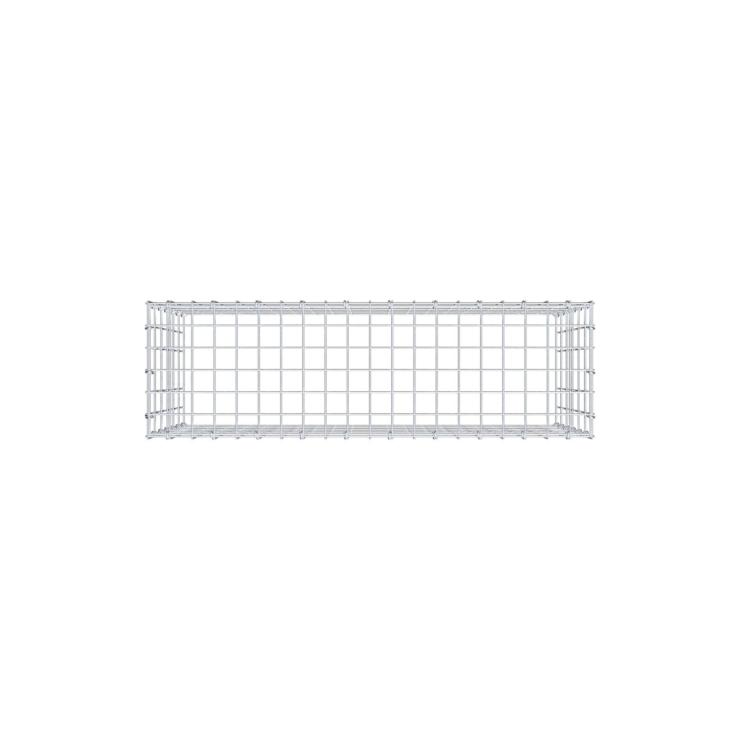 Anbaugabione Typ 3 100 cm x 60 cm x 30 cm (L x H x T), Maschenweite 5 cm x 10 cm, C-Ring