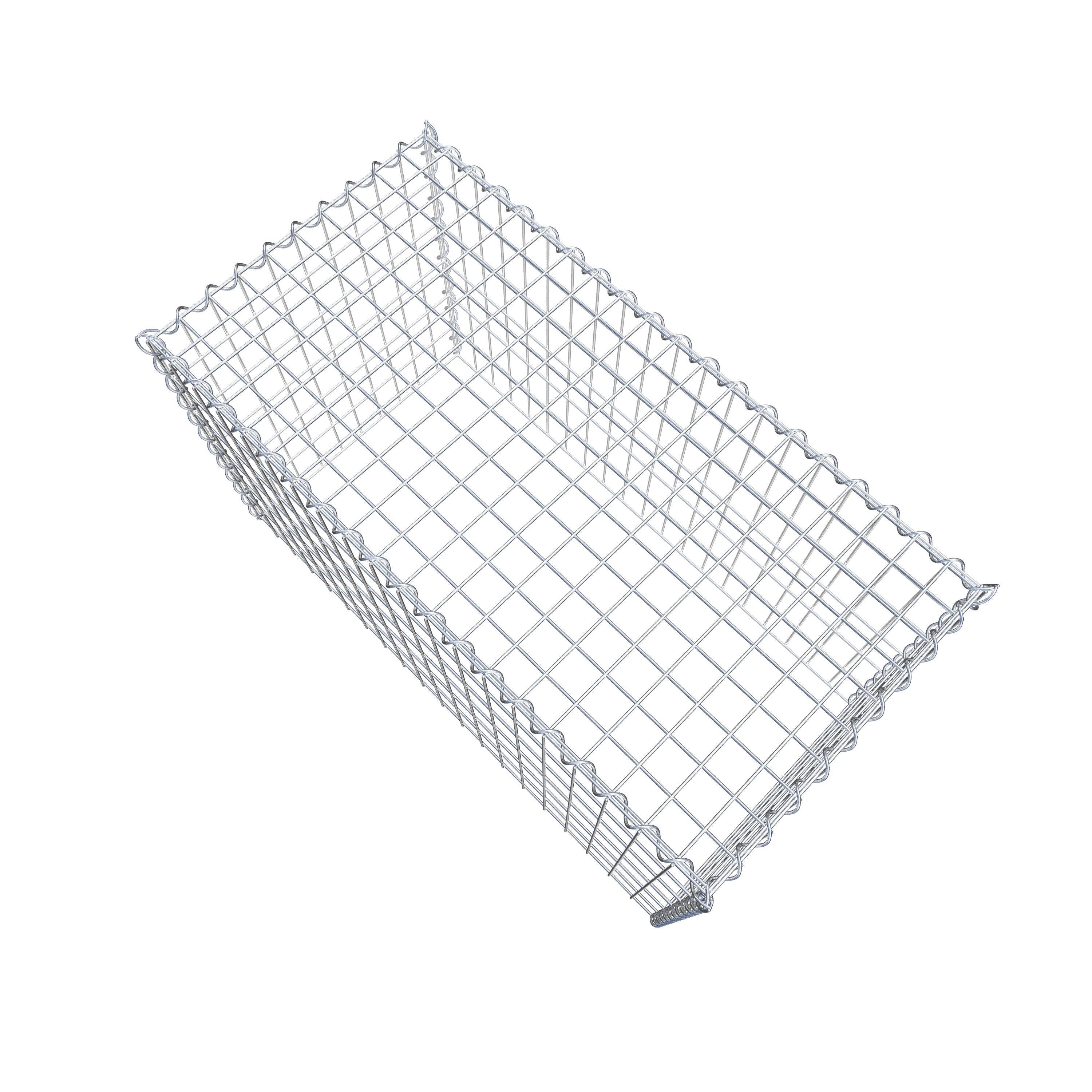 Gabion sur toile type 3 100 cm x 60 cm x 50 cm (L x H x P), maille 5 cm x 10 cm, spirale