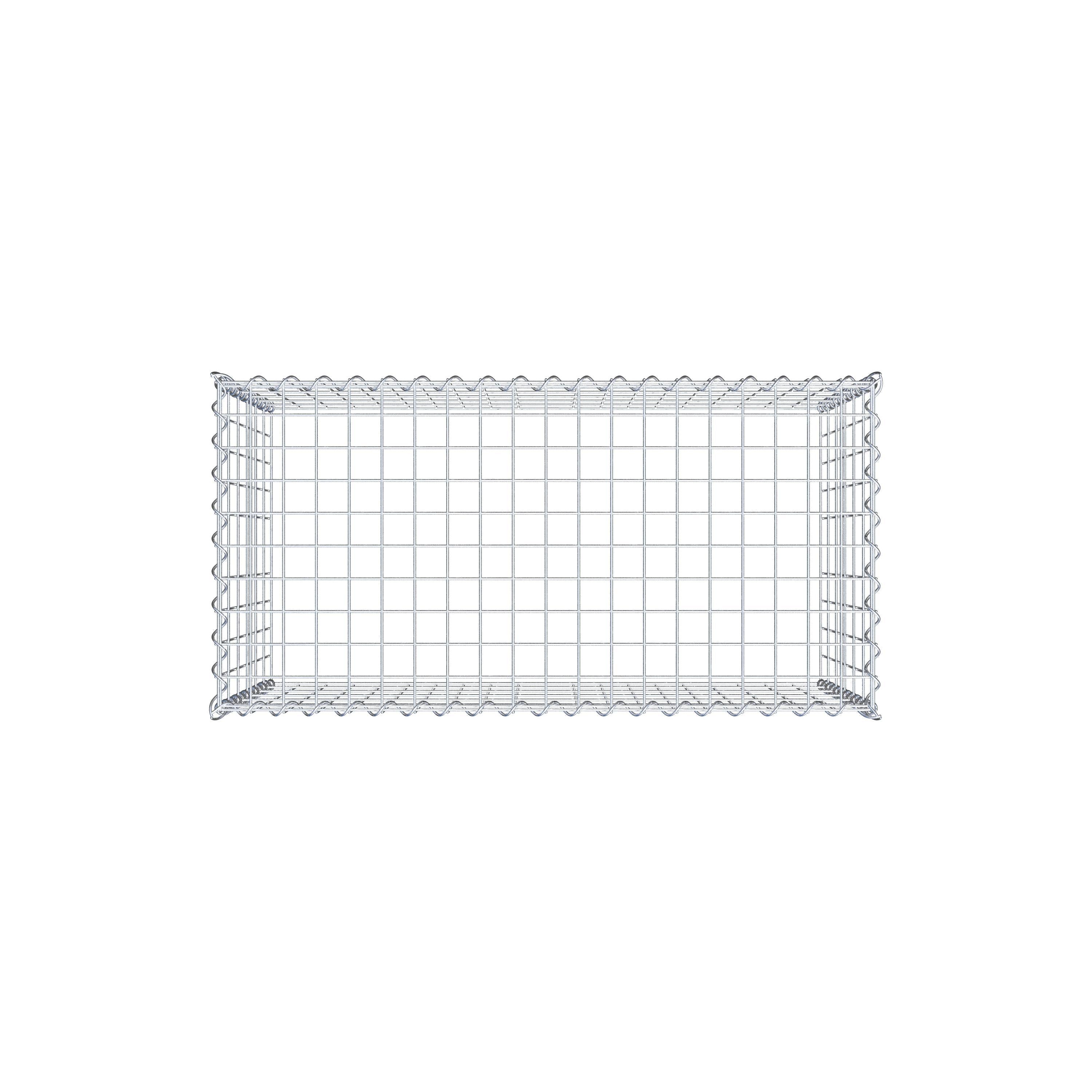 Gabion sur toile type 3 100 cm x 60 cm x 50 cm (L x H x P), maille 5 cm x 10 cm, spirale