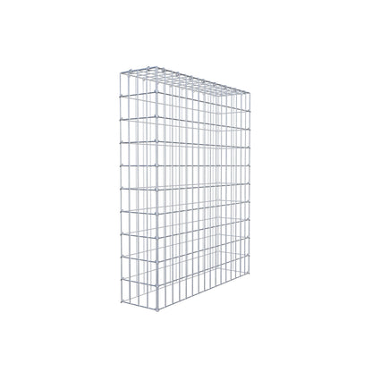 Typ 3 påbyggnadsgabion 100 cm x 80 cm x 20 cm (L x H x D), maskstorlek 5 cm x 10 cm, C-ring
