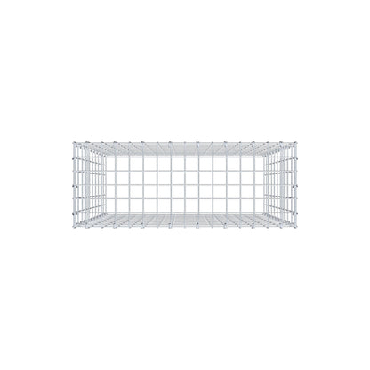 Anbaugabione Typ 3 100 cm x 80 cm x 30 cm (L x H x T), Maschenweite 5 cm x 10 cm, C-Ring