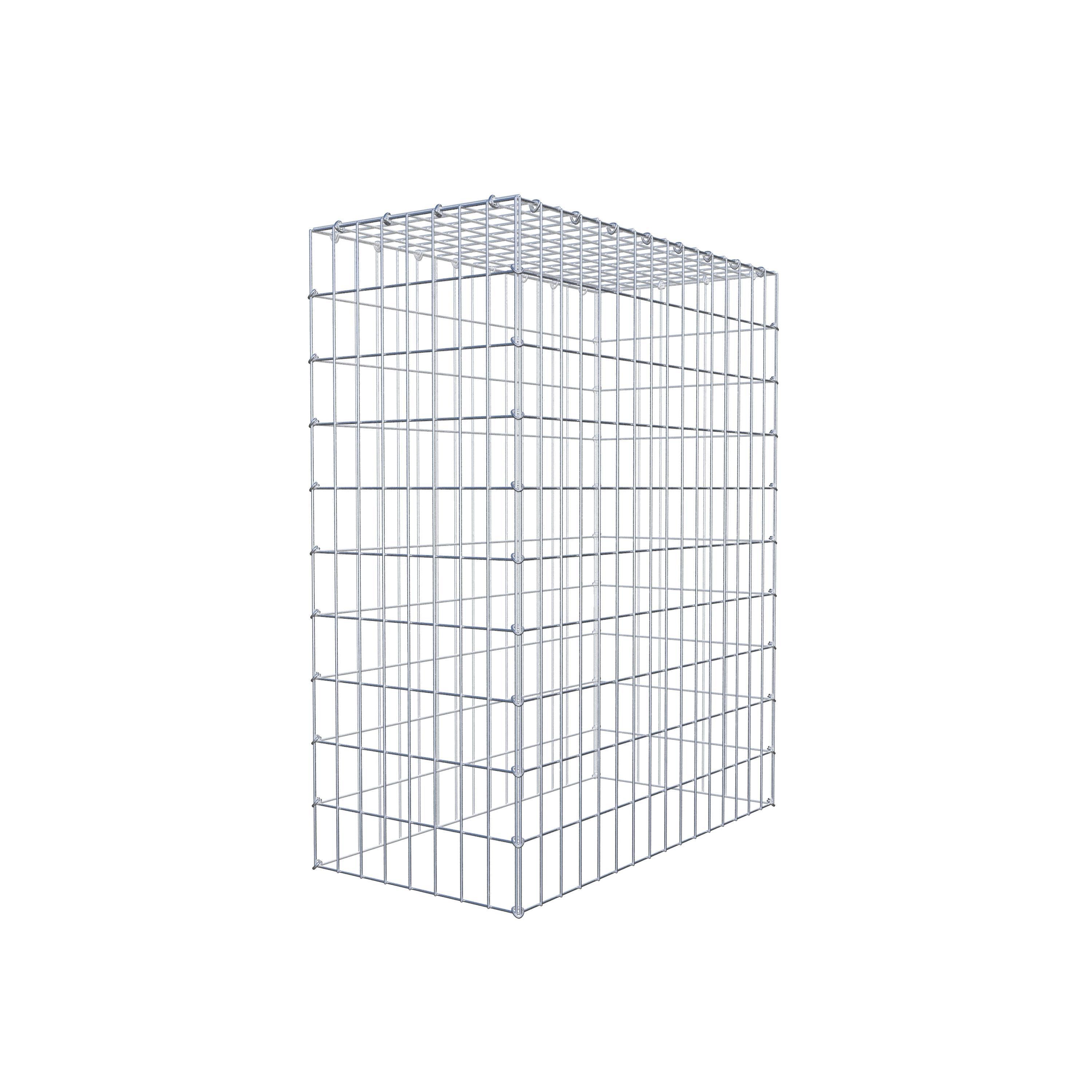 Fourche rapportée type 3 100 cm x 80 cm x 40 cm (L x H x P), mailles 5 cm x 10 cm, anneau C