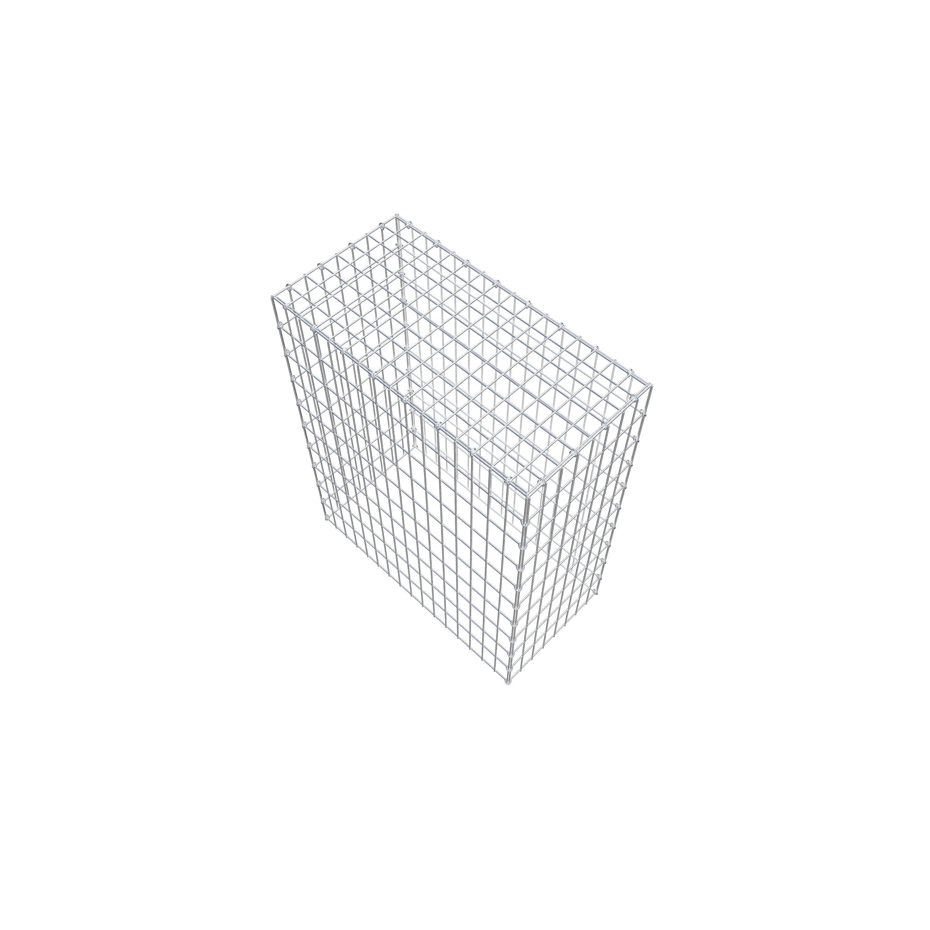 Fourche rapportée type 3 100 cm x 80 cm x 40 cm (L x H x P), mailles 5 cm x 10 cm, anneau C