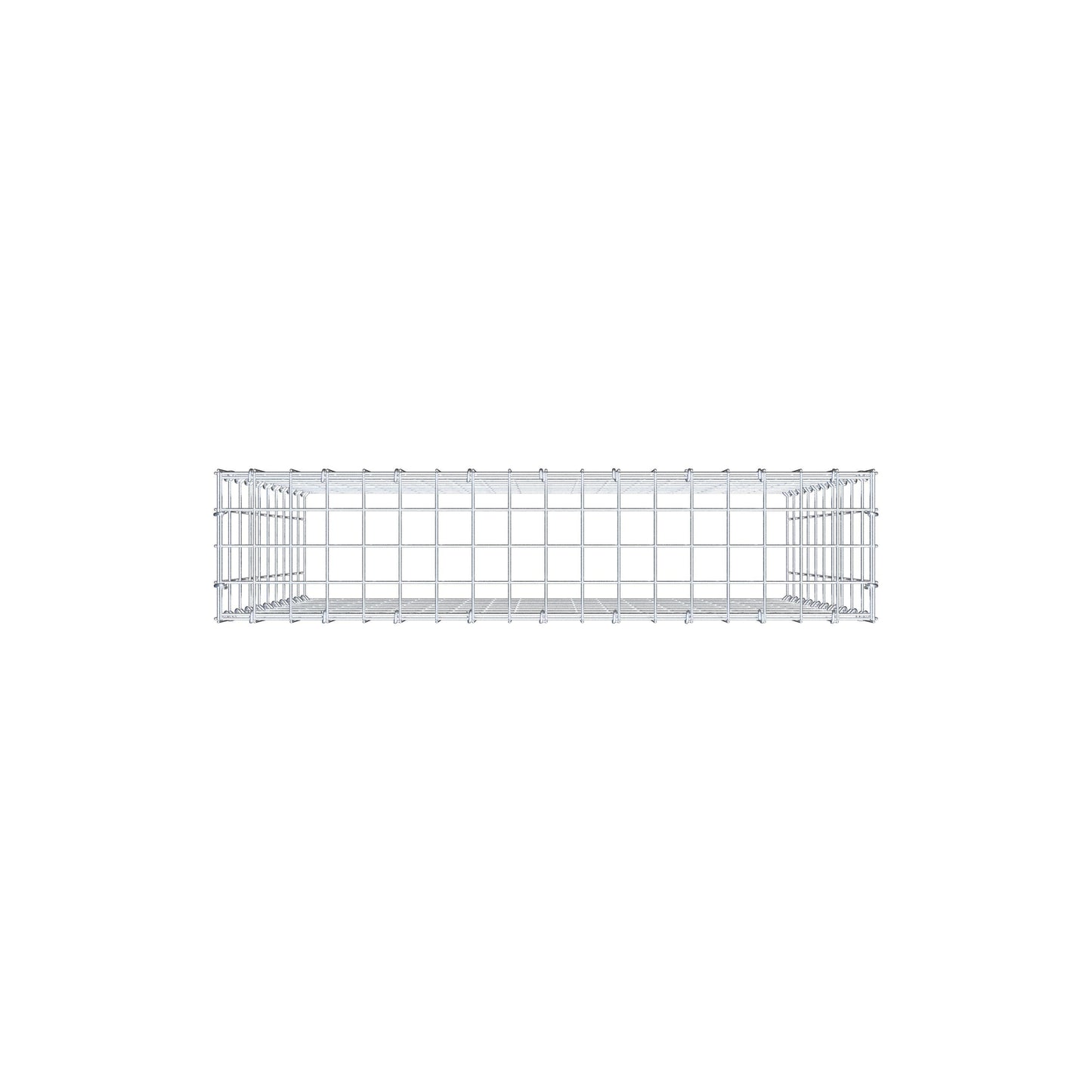 Anbaugabione Typ 3 100 cm x 90 cm x 20 cm (L x H x T), Maschenweite 5 cm x 10 cm, C-Ring