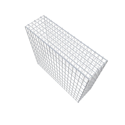 Monteret gabion type 3 100 cm x 90 cm x 30 cm (L x H x D), maskestørrelse 5 cm x 10 cm, C-ring