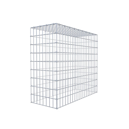 Mounted gabion type 3 100 cm x 90 cm x 40 cm (L x H x D), mesh size 5 cm x 10 cm, C-ring